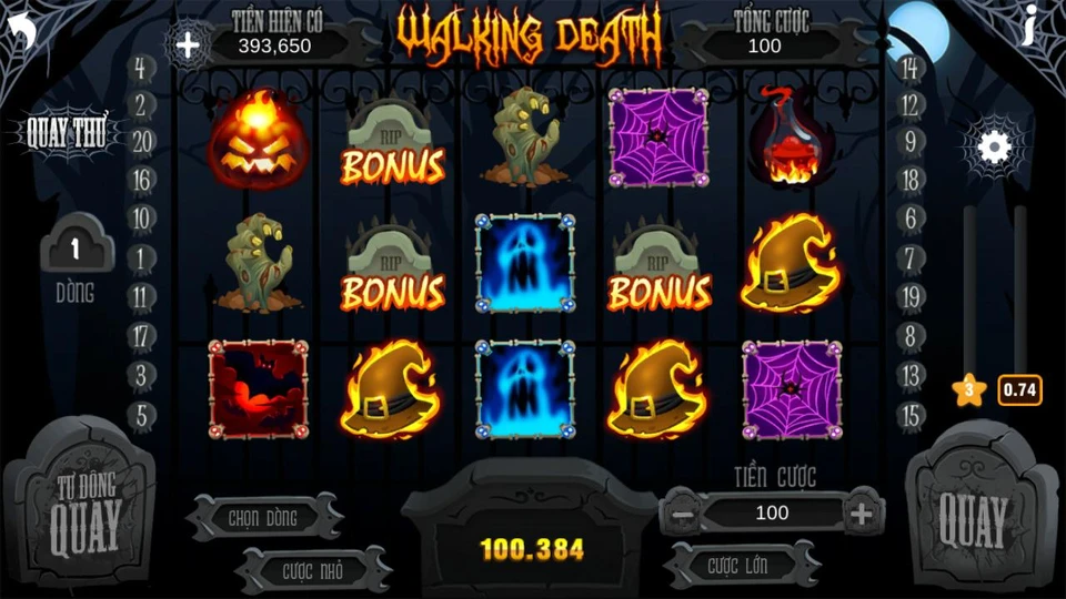 Wild mở rộng và free spin là hai tính năng giúp tăng tỷ lệ thắng lớn