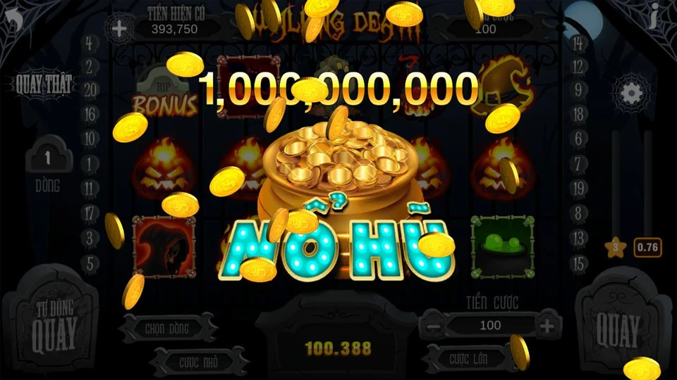 Giao diện game Vương bài vô hạn đẹp mắt, thân thiện người dùng
